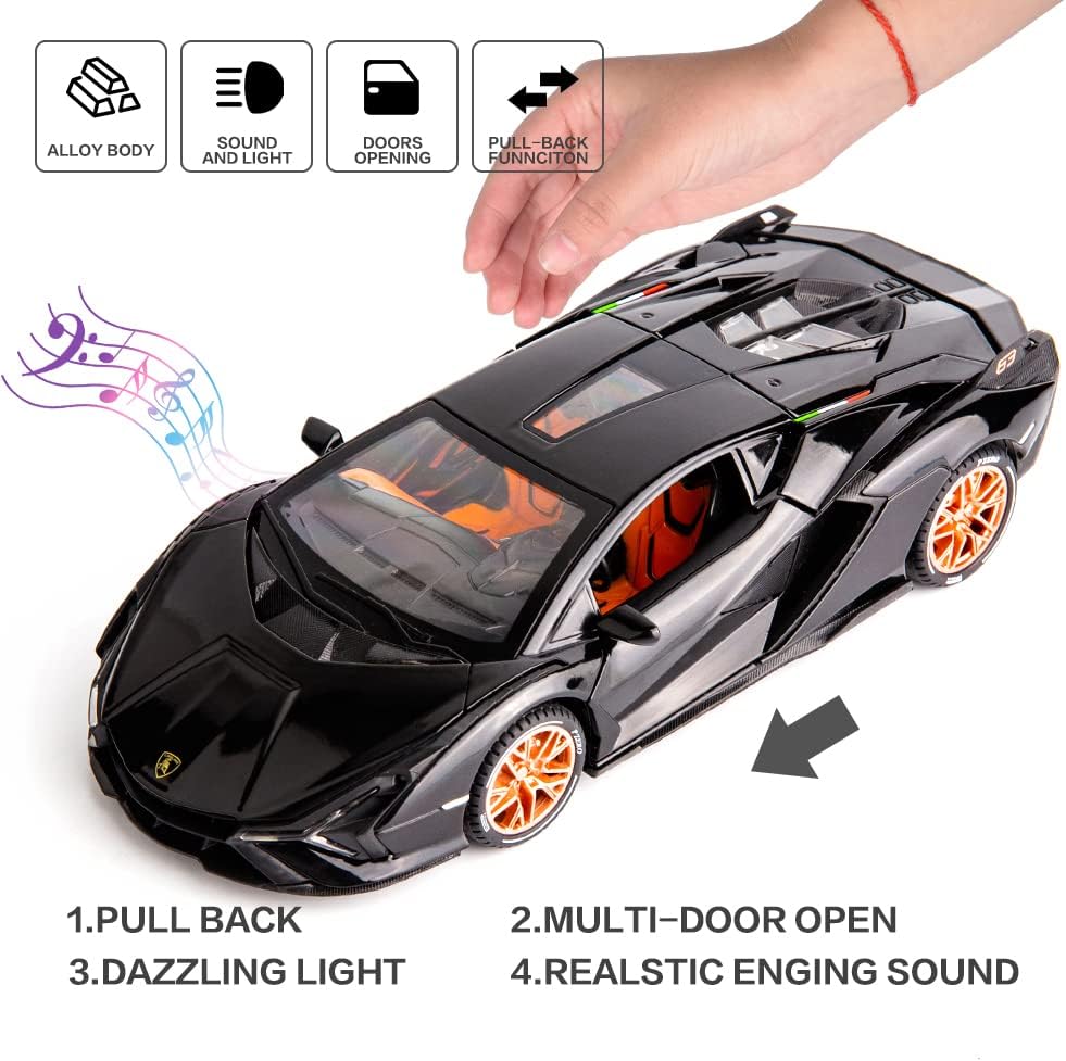 Lamborghini Sian 1:24 diecast scale model car collectible