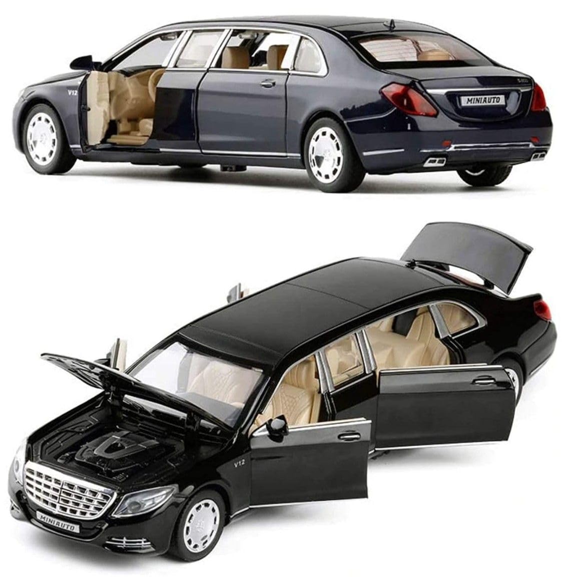 Mercedes Benz Long Scale Model Diecast Metalcar - All Size
