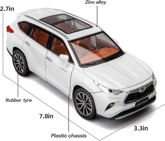 Toyota Highlander 1:24 Diecast Scale Model Car