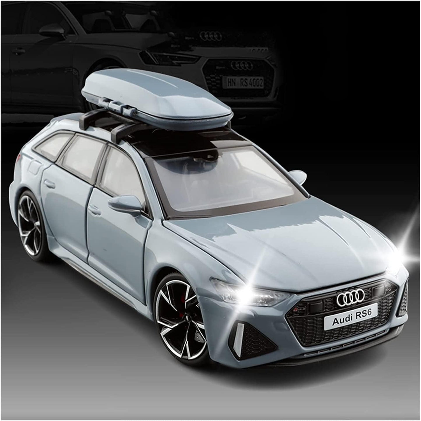 Audi Rs6 Scale Model Diecast Metalcar - All Size