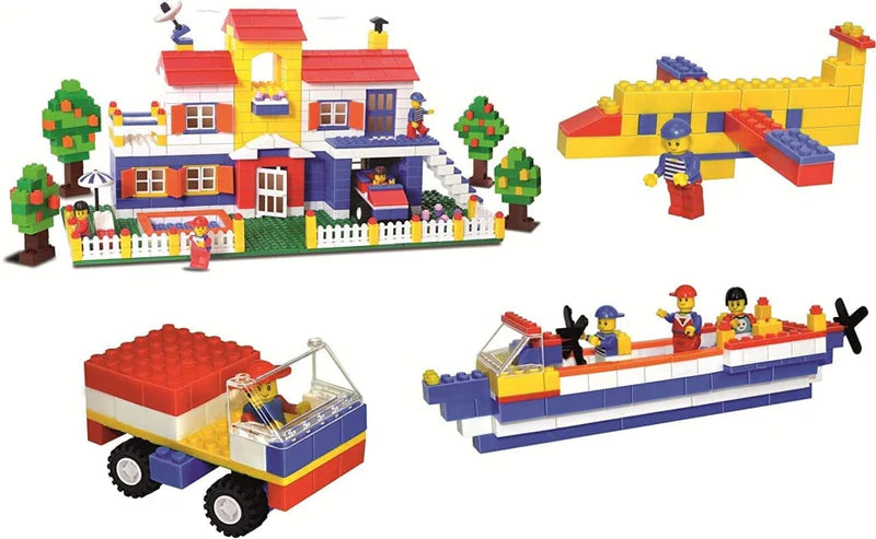 COLOURED 900+PCS MEGA JUMBO ARCHITECT BUILDING BLOCKS WITH ATTRACTIVE BLOCKS&SMOOTH ROUNDED EDGES-BUILDING BLOCKS FOR KIDS AS WELL AS ADULTS TOY