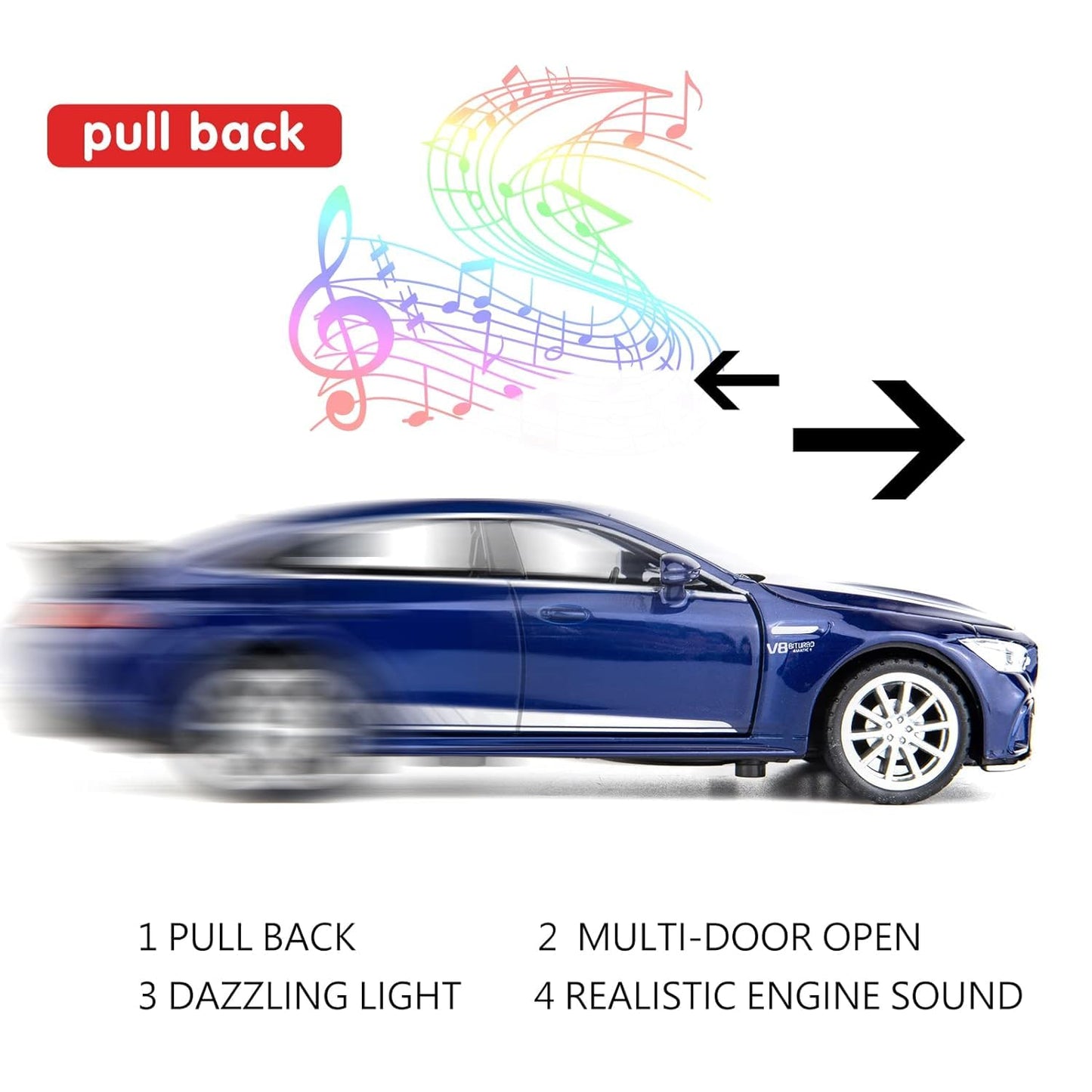 Mereceds AMG GT63 1:24 Diecast Scale Model Car