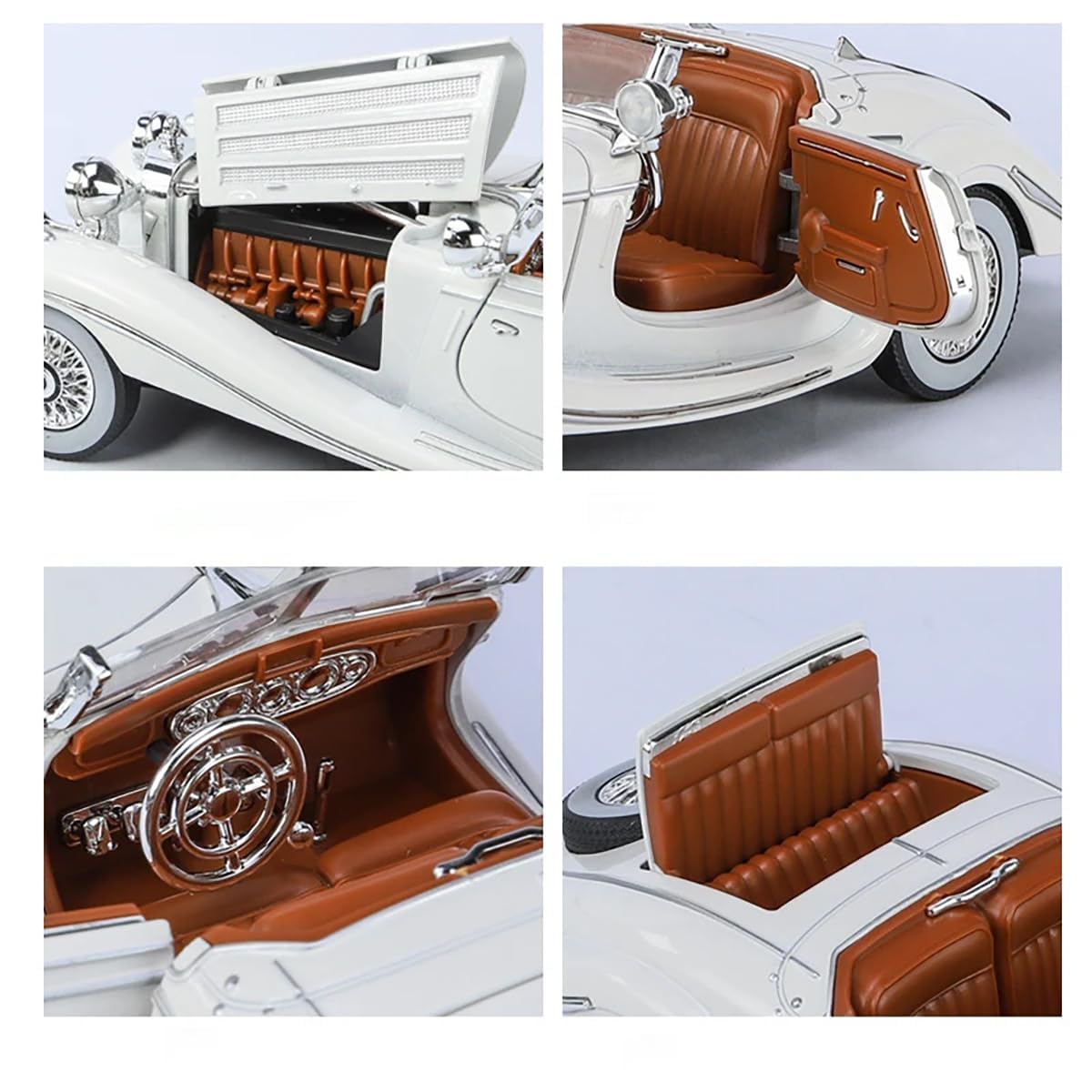 1936 Mercedes-Benz 500K Type Special roadster diecast scale model collectible car