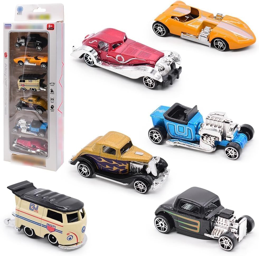 pack of 6 1:64 Diecast scale Model Car
