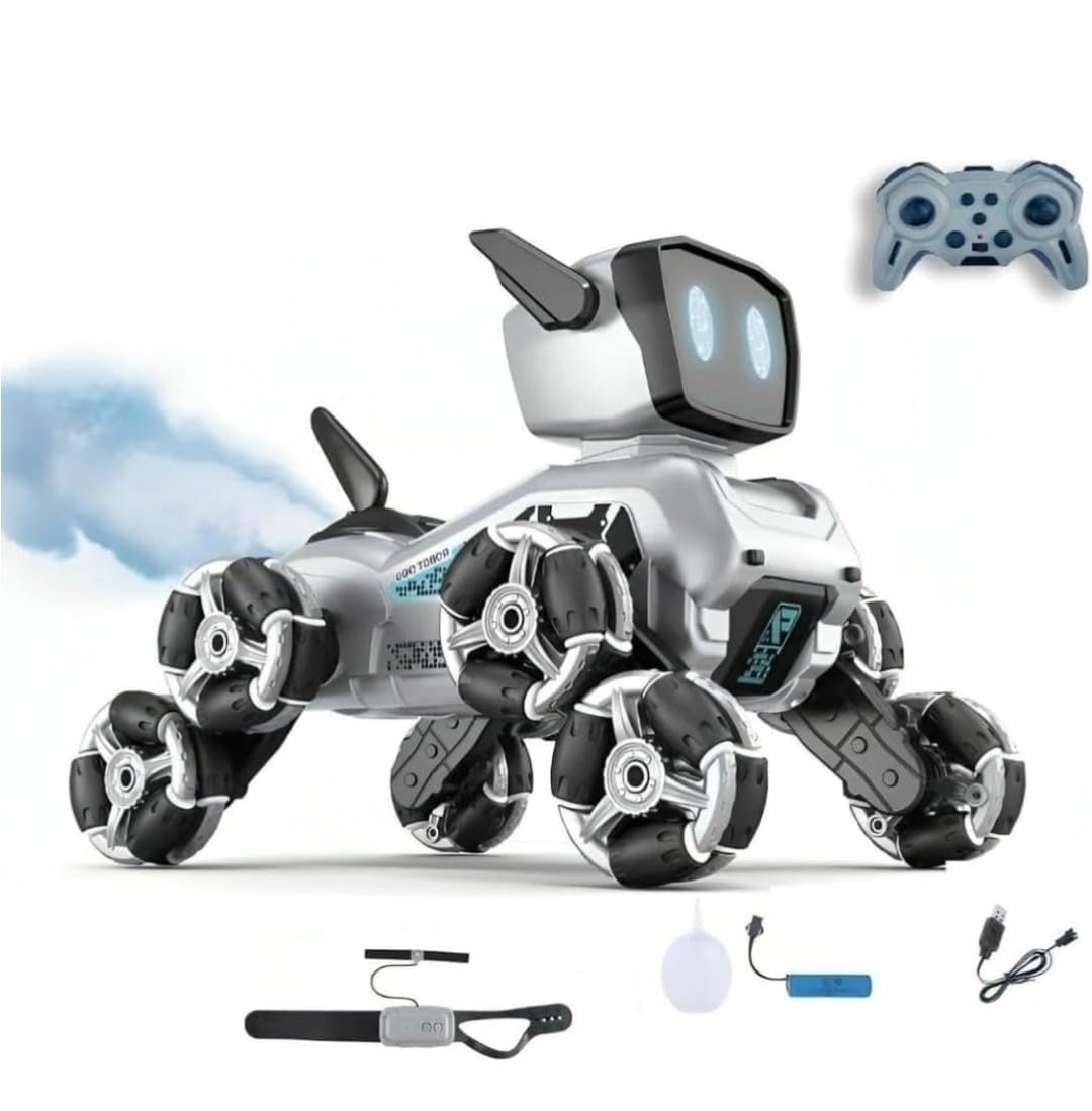 Stunt Robot Dog Toy with Remote Control