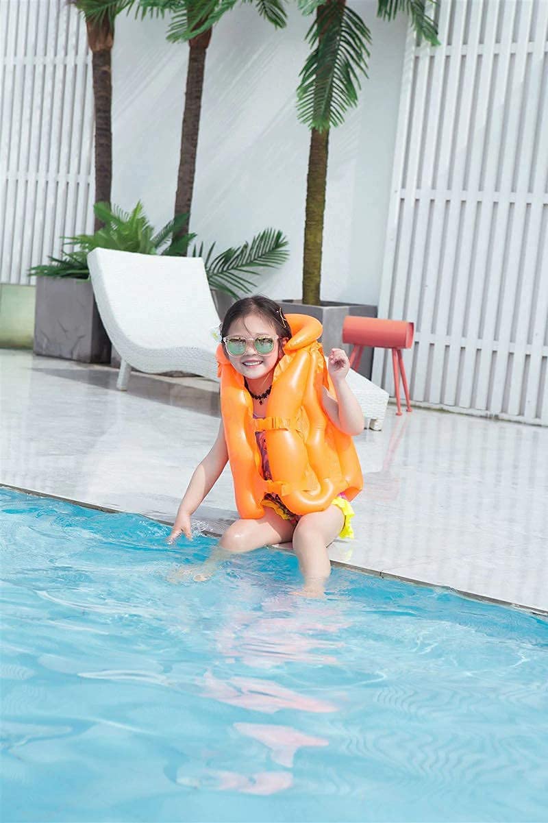 SWIM JACKET PORTABLE INFLATABLE & FOLDABLE SWIMMING POOL OUTDOOR & INDOOR WATER SWIMMING POOL FOR KIDS & ADULTS
