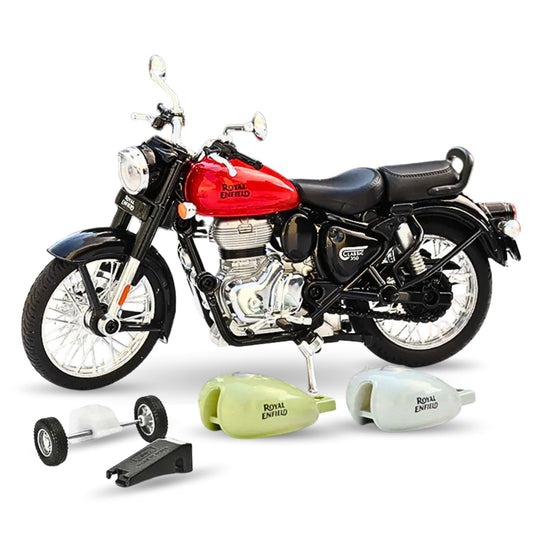 Royal Enfield 1:15 Scale Diecast Motorcycle Model Toy