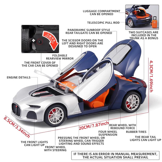 Bugatti Atlantic 1:24 diecast scale model car