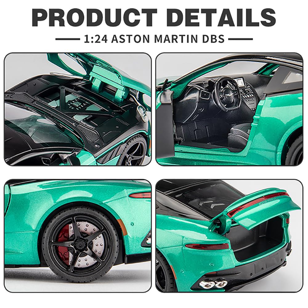 Aston Martin Gt Scale Model Diecast Metalcar - All Size