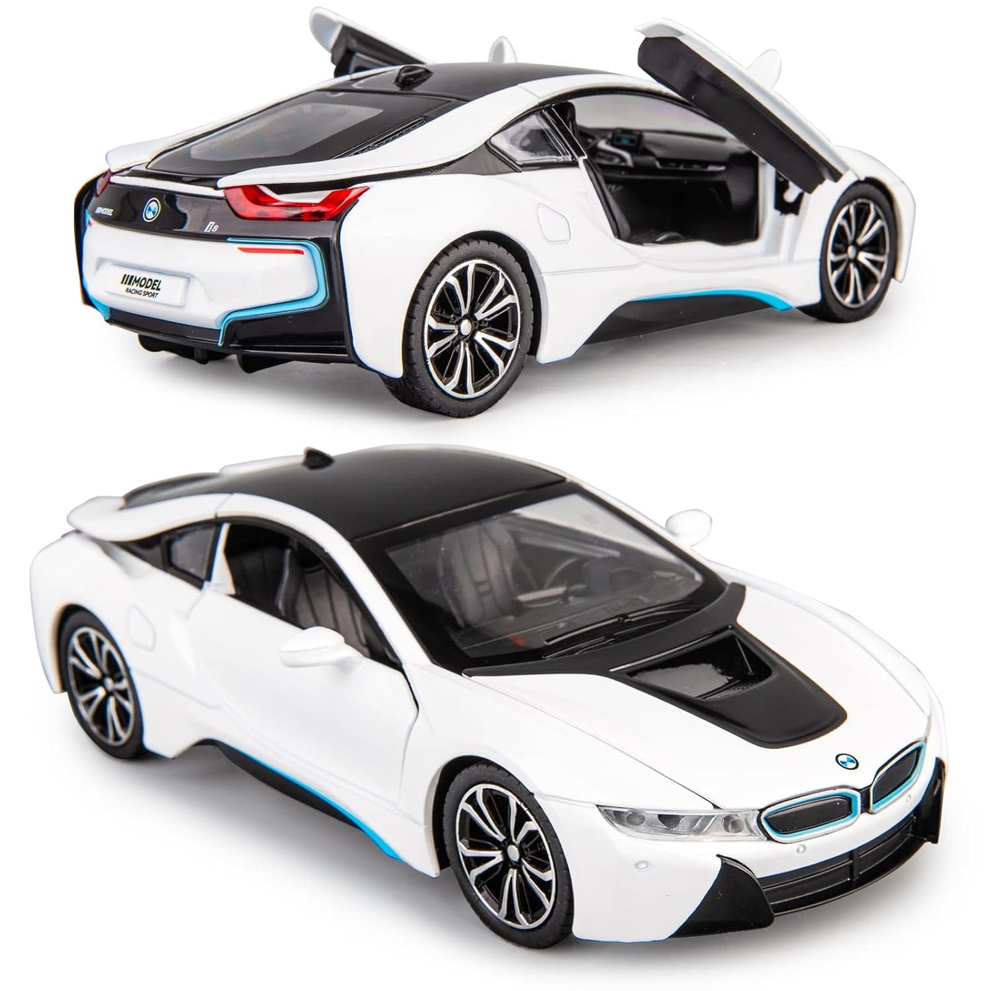Compatible For Bmw I8 Scale Model Diecast Metalcar - All Size