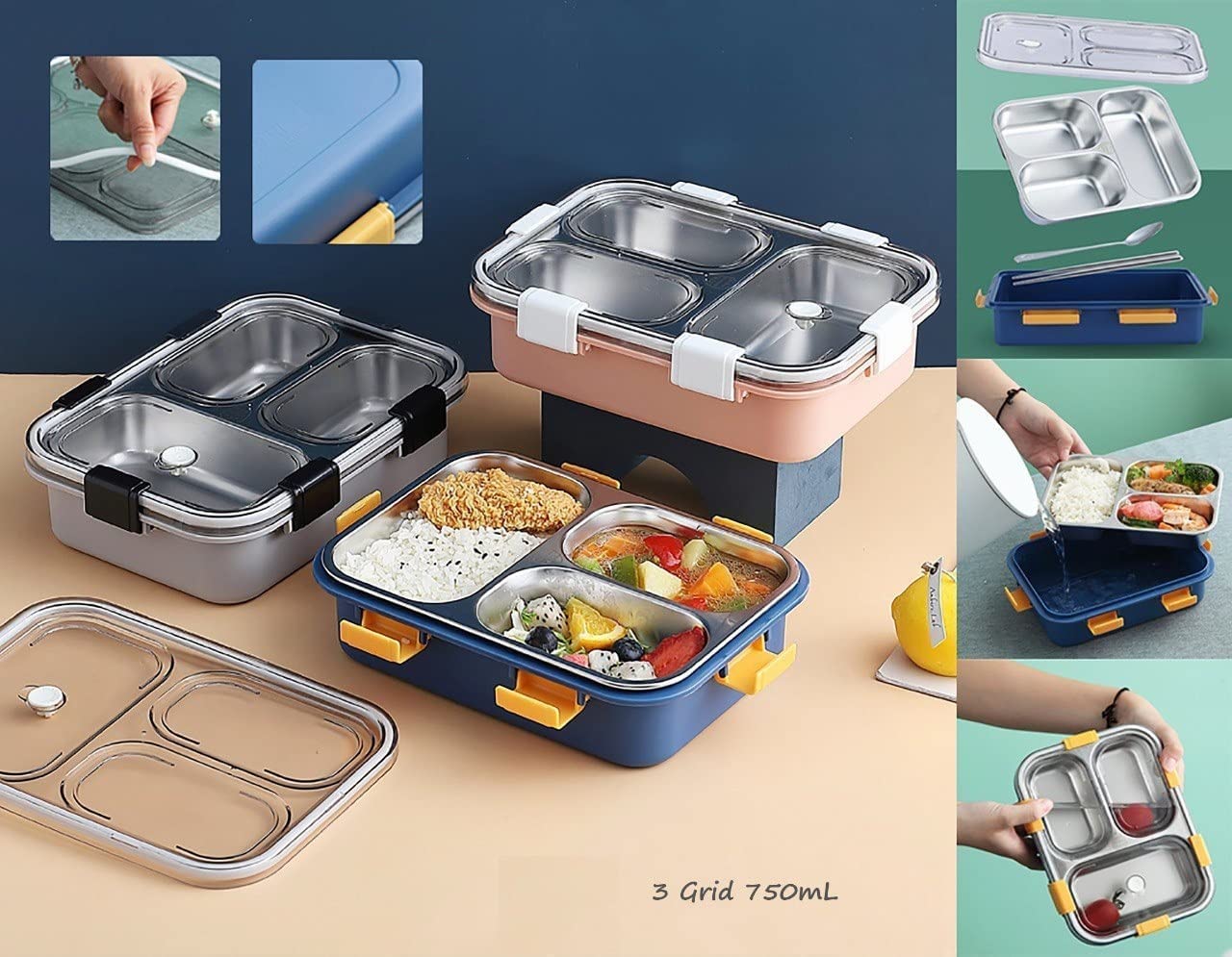 Leak-Proof Bento Lunch Box