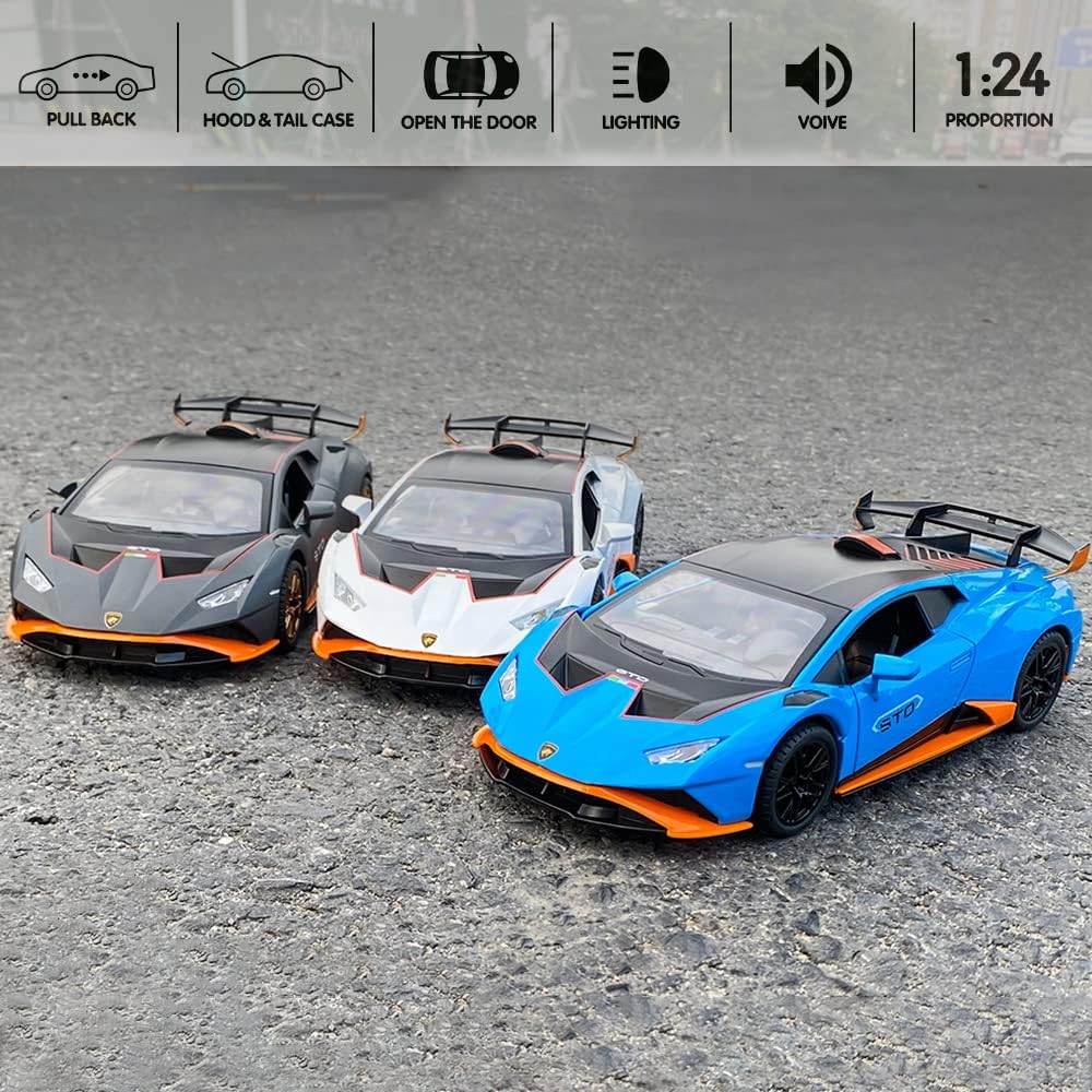 Lamborghini Huracán STO Model 1:24 Scale Diecast Car