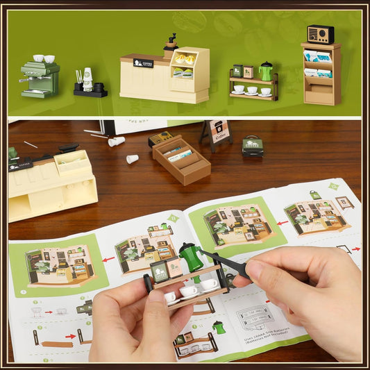 DIY Miniature Coffee Shop Kit