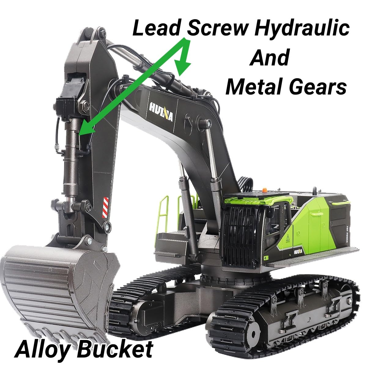 Huina 1593 RC Excavator 1/14 Scale – 2.4GHz Construction Truck with 360° Rotation & Metal
