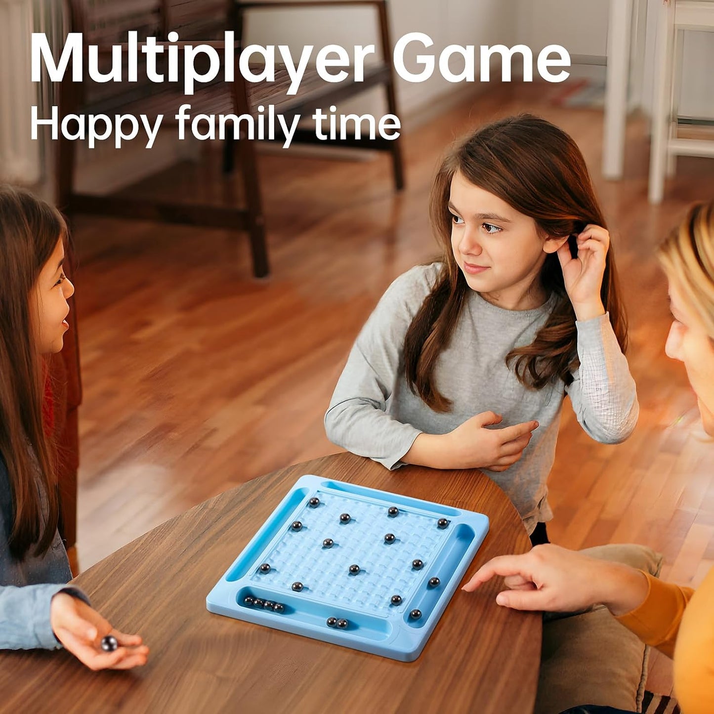 Magnet Chess Game - 2024 Newest Magnetic Chess Game,Family Board Games for Kids and Adults,Board Strategy Game Suitable for Multi-Player,Children Thinking Magnetic Chess Board (1 Set)