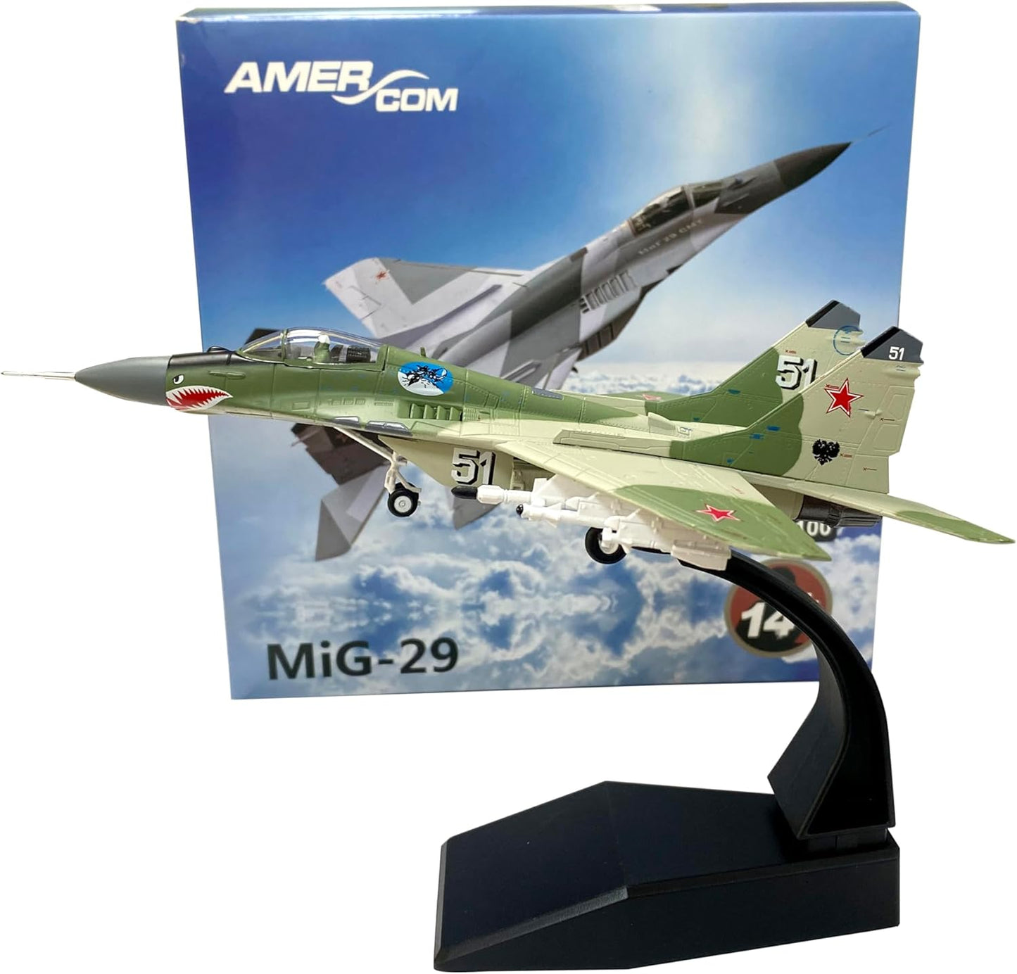 MiG- 29 1/100 Diecast Aircraft Model