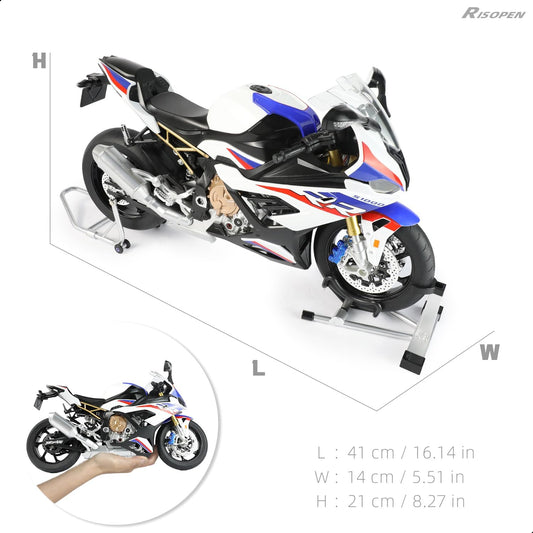 BMW S1000RR Smoke 1:6 Diecast Alloy Model Bike