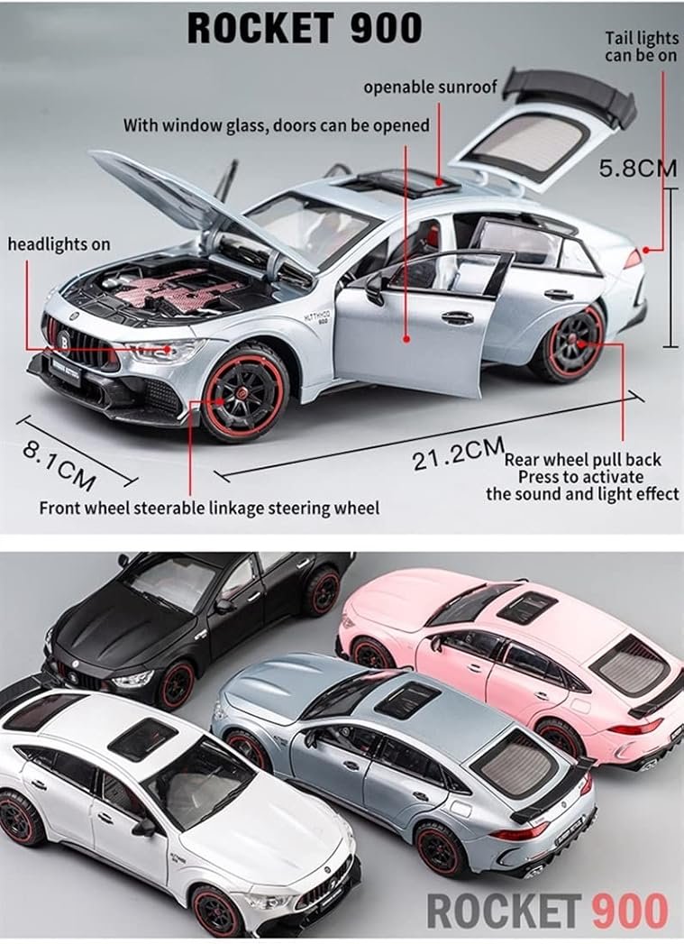 Mercedes Brabus Amg Rocket 900 Scale Model Diecast Metalcar - All Size