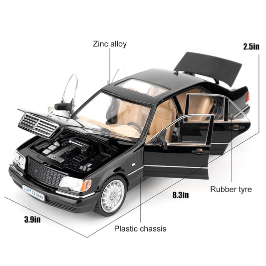 Mercedes-Benz W140 S-Class 1:24 Diecast Scale Model Car