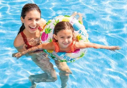 FRUITS THEME SWIM TUBE PORTABLE INFLATABLE & FOLDABLE SWIMMING TUBE OUTDOOR & INDOOR WATER SWIMMING TUBE FOR KIDS & ADULTS