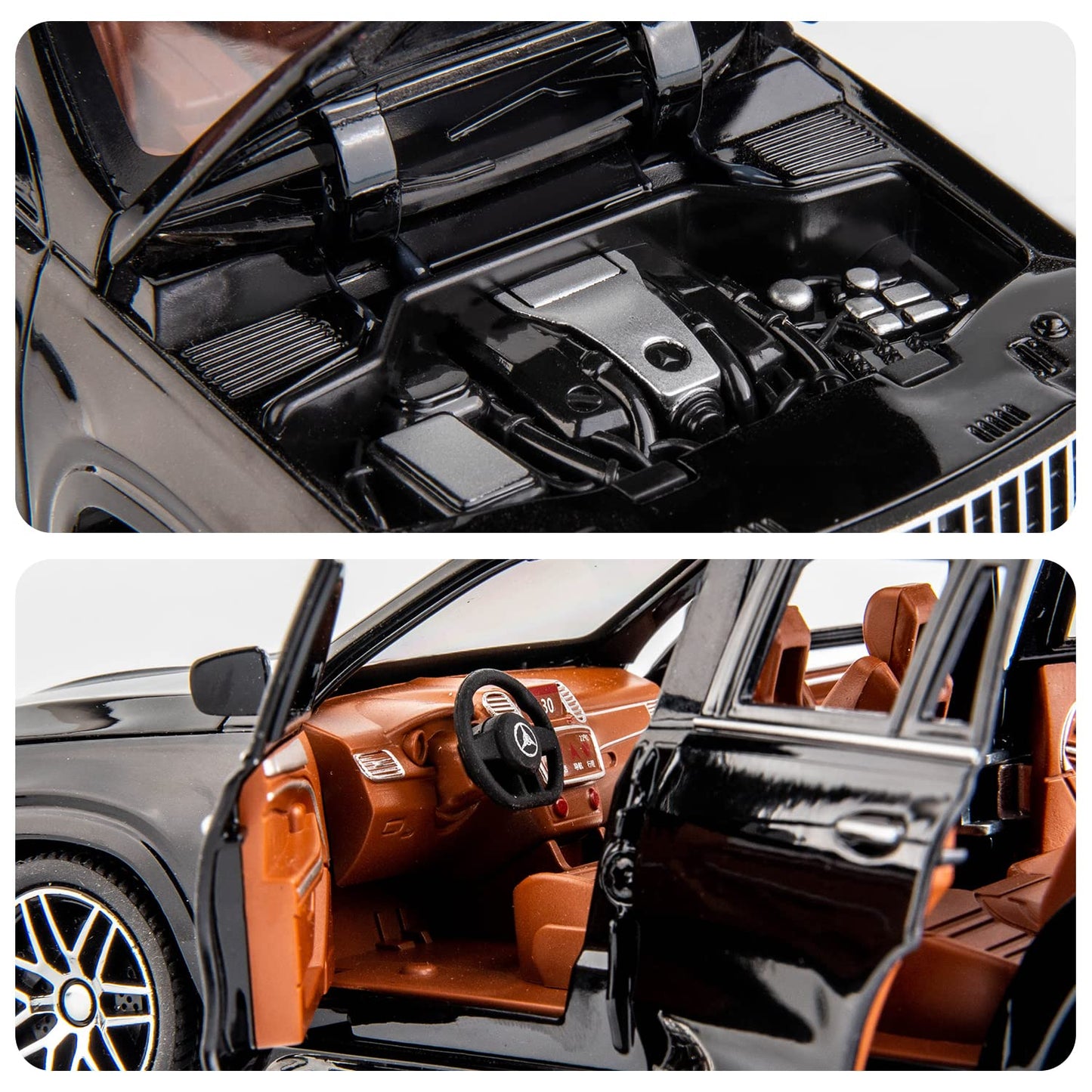 Mercedes Amg Gls63 Scale Model Diecast Metalcar - All Size