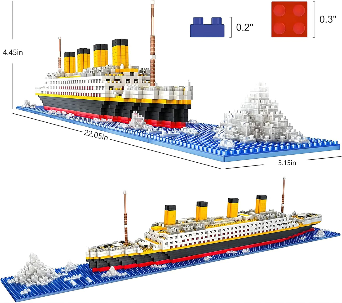 Titanic Ship Model Building Block Set