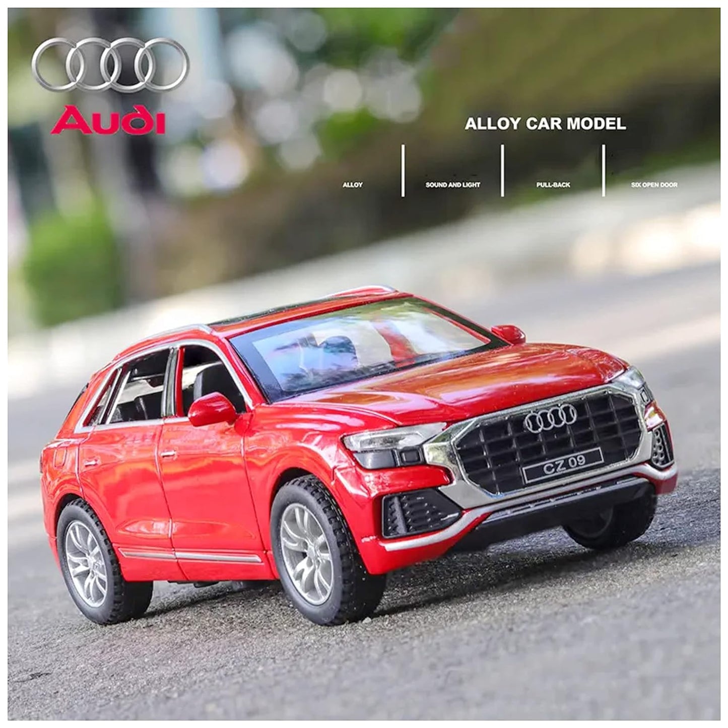 Audi Q8 Scale Model Diecast Metalcar - All Size