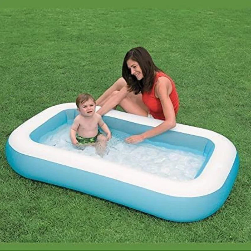 5.5 FT PORTABLE INFLATABLE & FOLDABLE SWIMMING POOL OUTDOOR & INDOOR WATER SWIMMING POOL FOR KIDS & ADULTS