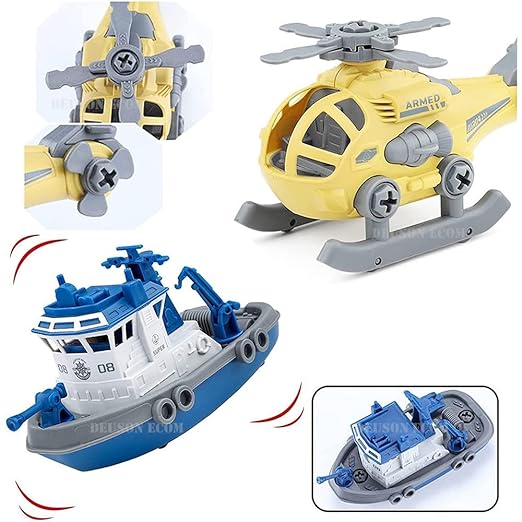 ABS Plastic DIY Military Vehicle Toy Set with Disassembly Tool Vehicles