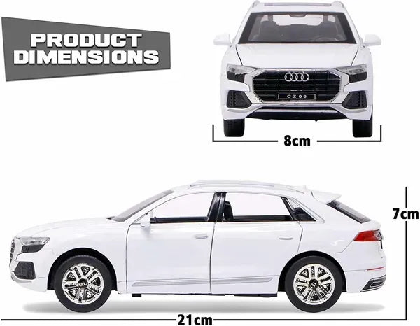 Audi Q8 Scale Model Diecast Metalcar - All Size
