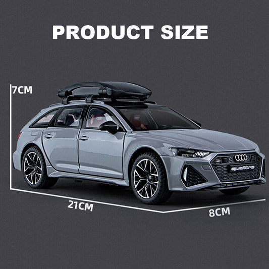 Audi Rs6 Scale Model Diecast Metalcar - All Size