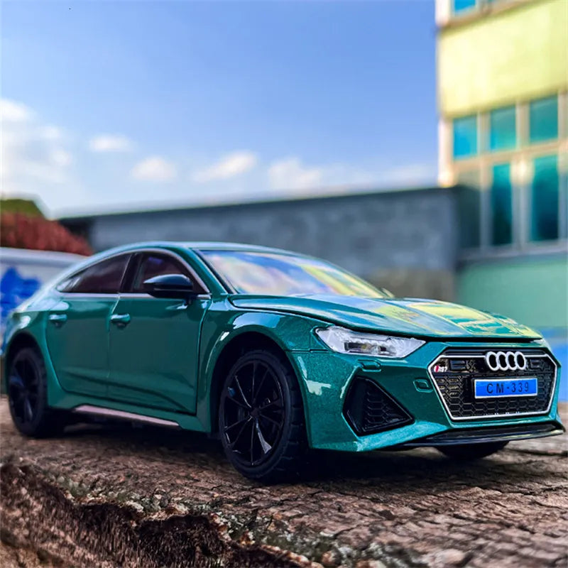Audi Rs7 Sportboac Scale Model Diecast Metalcar - All Size