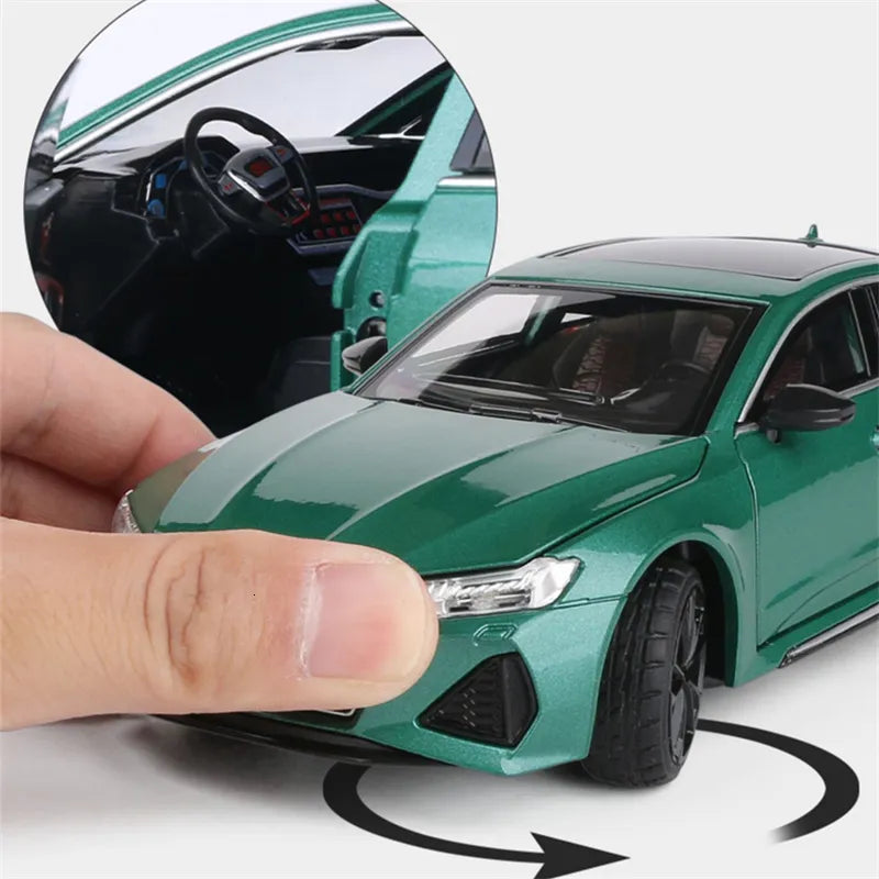Audi Rs7 Sportboac Scale Model Diecast Metalcar - All Size