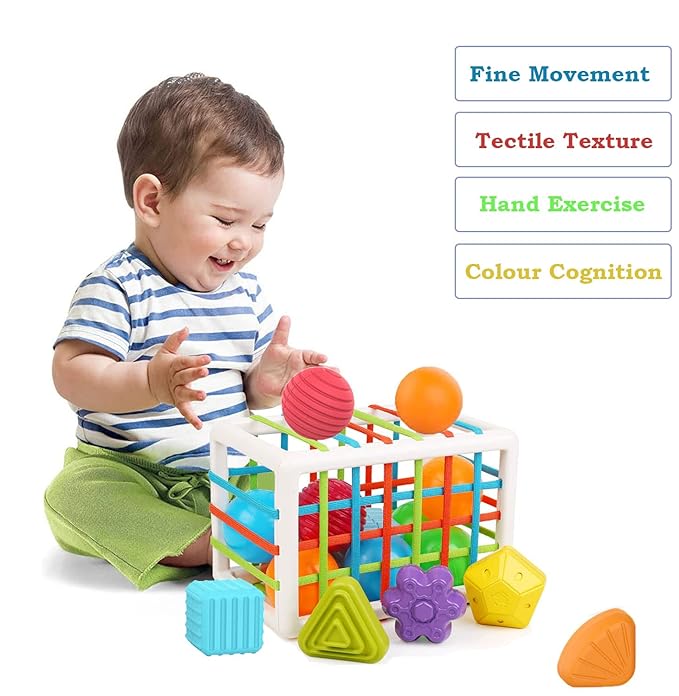 Baby Early Educational Toys Sorting Shape Games for Fine Motor Skills