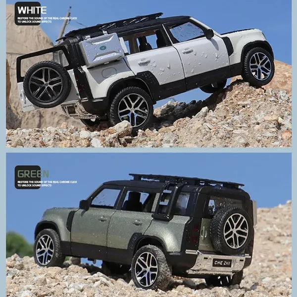 Defender Land Rover Scale Model Diecast Metalcar - All Size