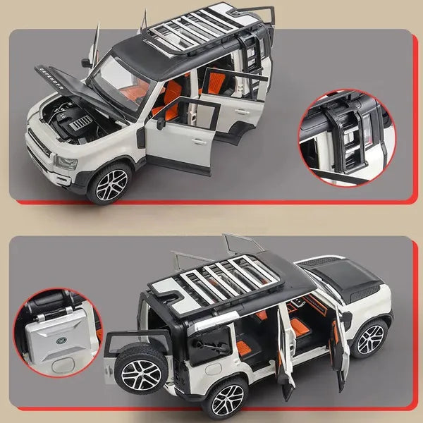 Defender Land Rover Scale Model Diecast Metalcar - All Size