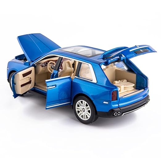 Rolls Royce Cullinan Black Scale Model Diecast Metalcar - All Size
