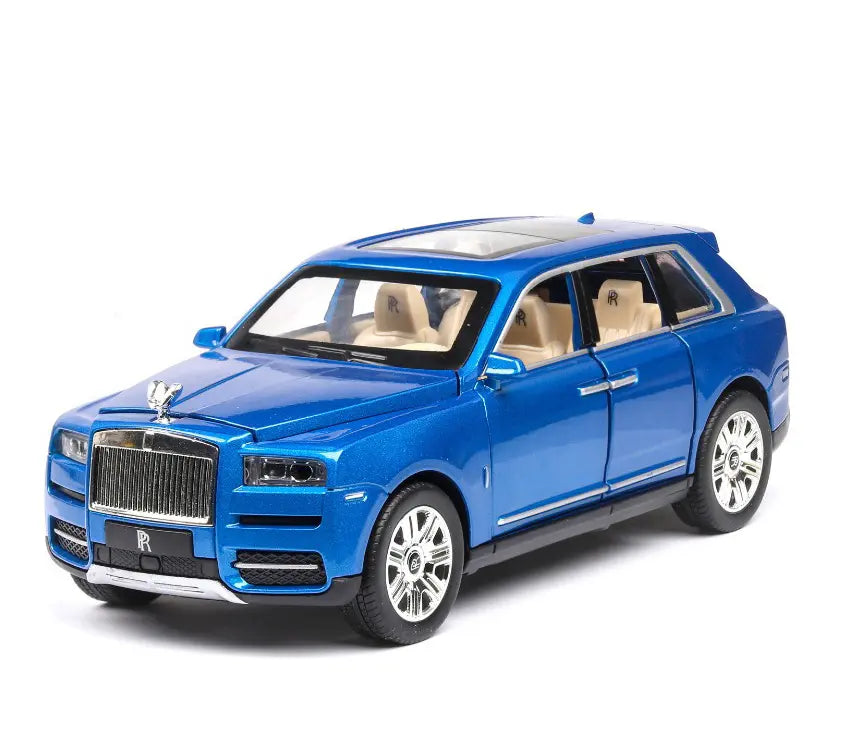 Rolls Royce Cullinan Black Scale Model Diecast Metalcar - All Size