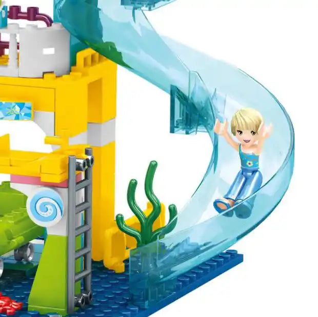 Girls Water Park Building Blocks Set