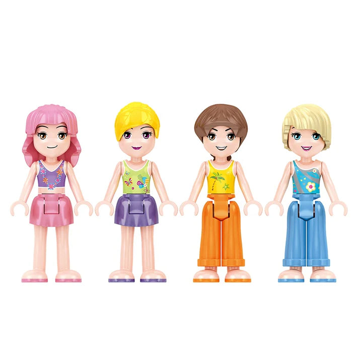 Girls Water Park Building Blocks Set