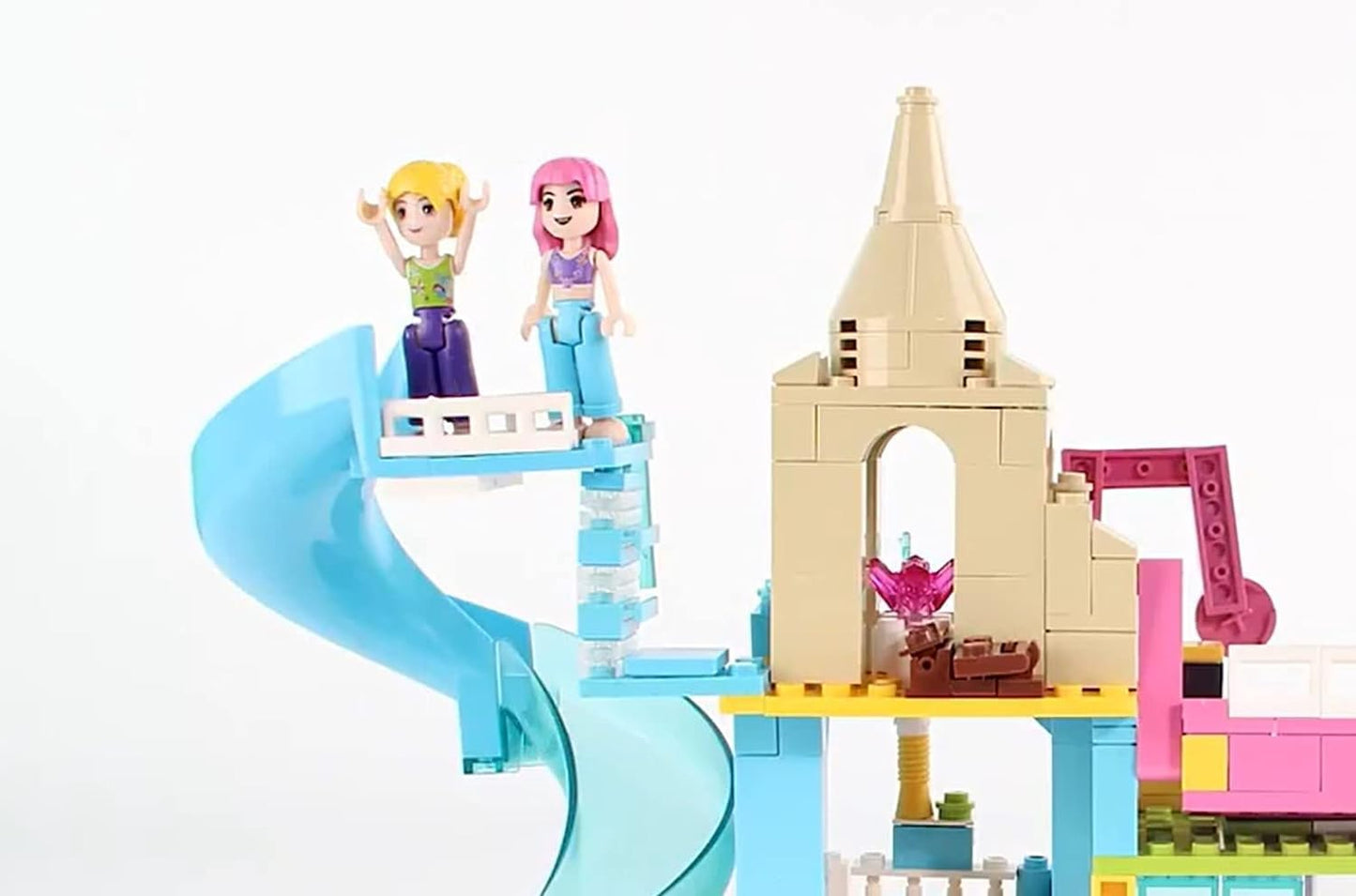Girls Water Park Building Blocks Set