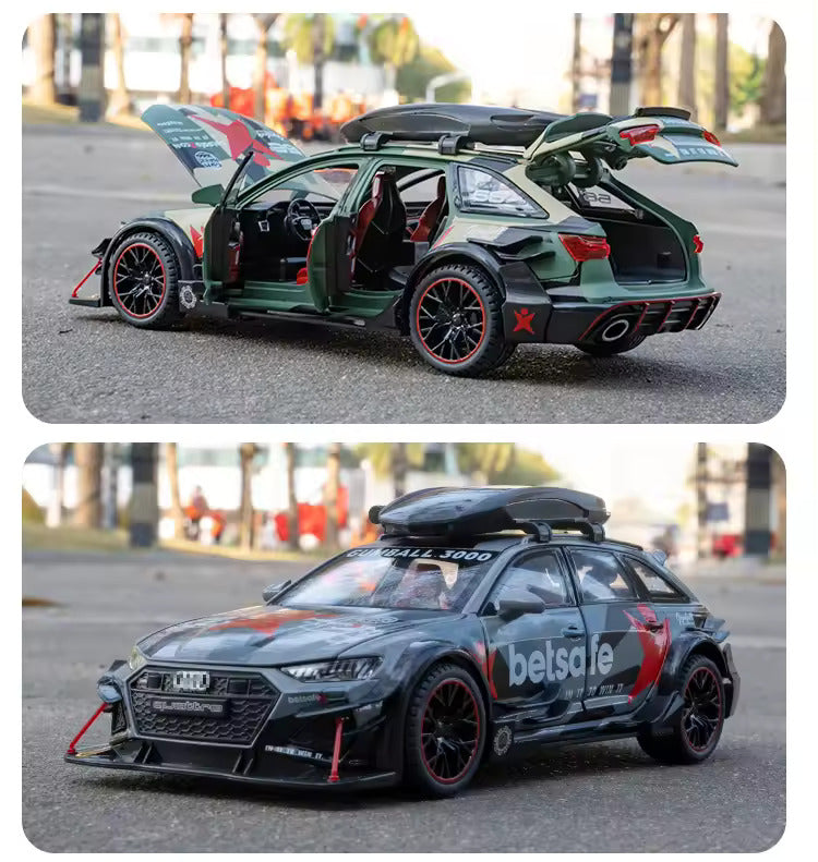 Audi Rs6 Militery Scale Model Diecast Metalcar - All Size