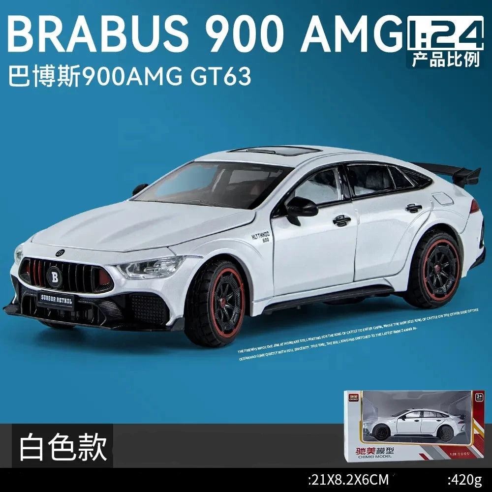 Mercedes Brabus Amg Rocket 900 Scale Model Diecast Metalcar - All Size