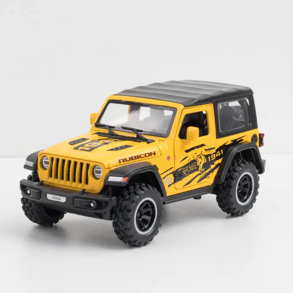 Wrangler Rubicon Thar Jeep Scale Model Diecast Metalcar - All Size
