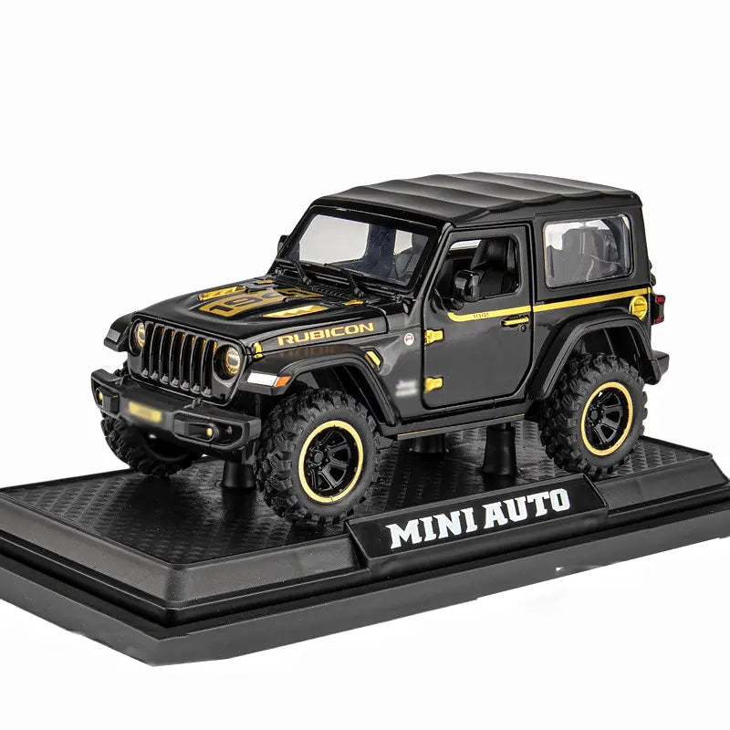 Wrangler Rubicon Thar Jeep Scale Model Diecast Metalcar - All Size
