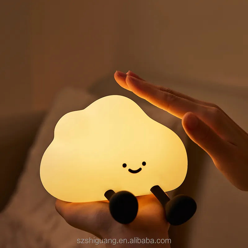 Cloud Shape Silicone Pat Lamp