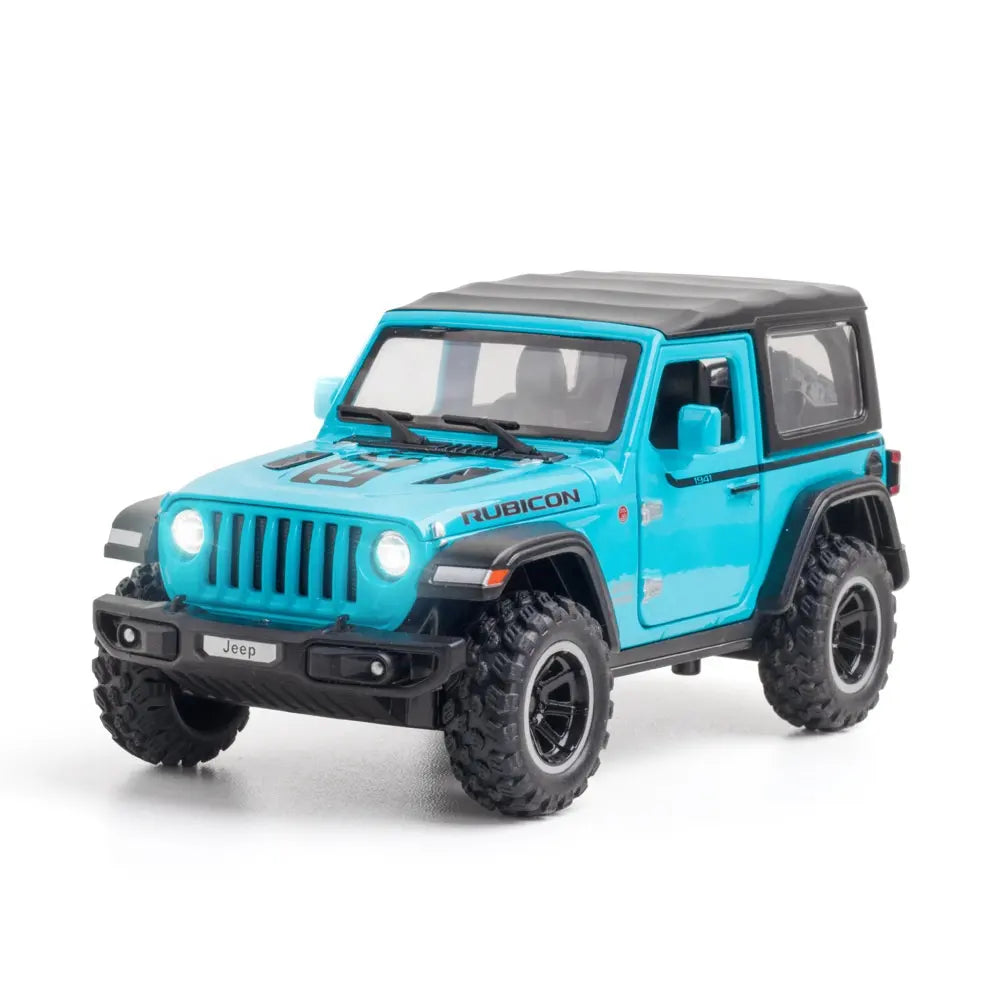 Wrangler Rubicon Thar Jeep Scale Model Diecast Metalcar - All Size