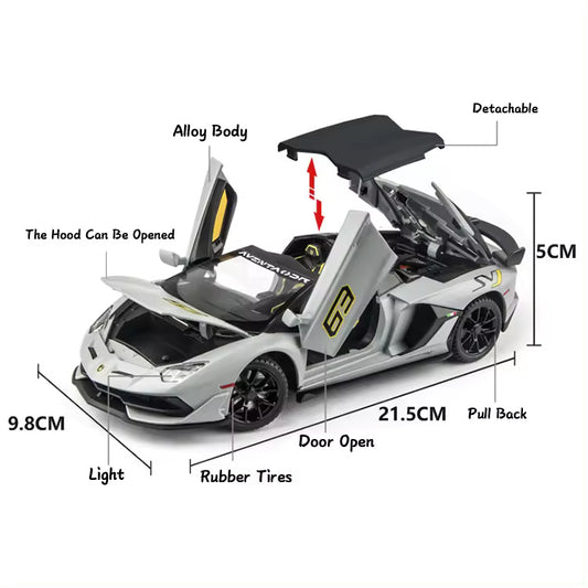 Lamborghini Svj-63 1:24 Diecast Scale Model Car