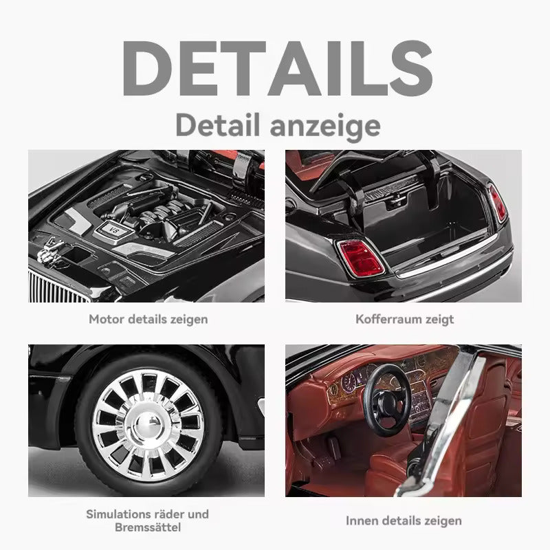 Bentley Mulsanne Scale Model Diecast Metalcar - All Size