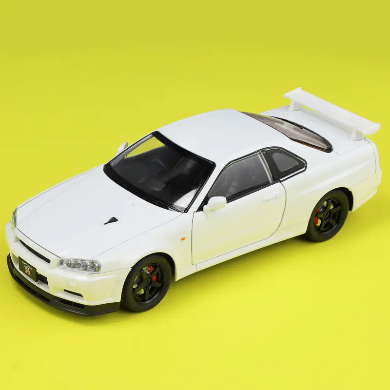 Nissan Skyline Gtr 34 Scale Model Diecast Metalcar - All Size